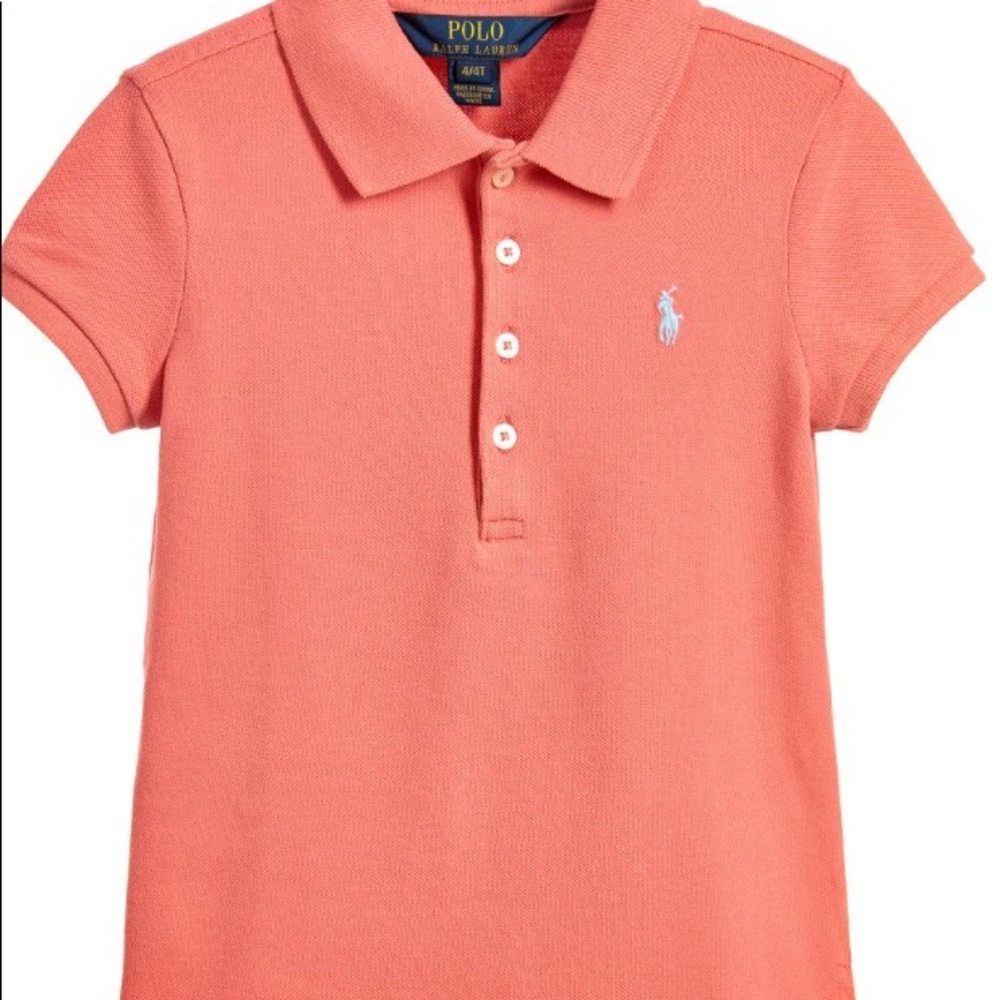 Coral Polo by Ralph Lauren with Blue Pony